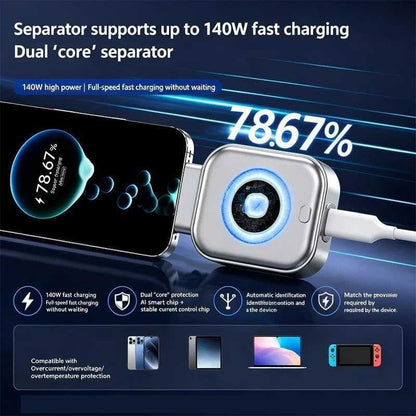 AI Smart Fast Charger with Overcharge Protection