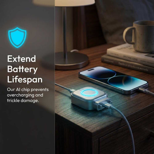 AI Smart Fast Charger with Overcharge Protection