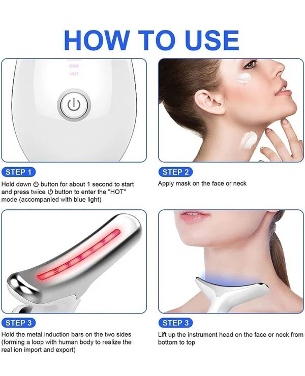 LED Photon Therapy Skin Tightening Massager