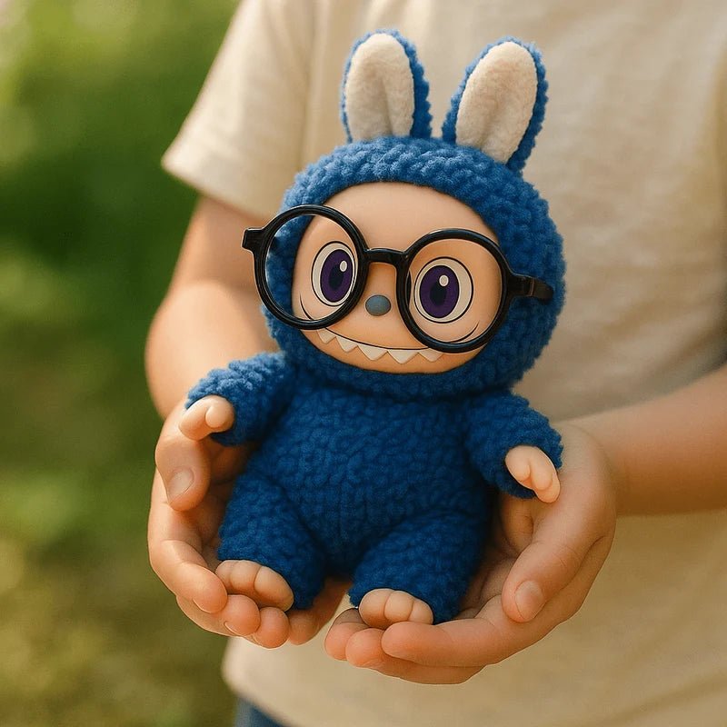 Labubu - Furry Bunny‑Monster with Removable Glasses - mallcrock