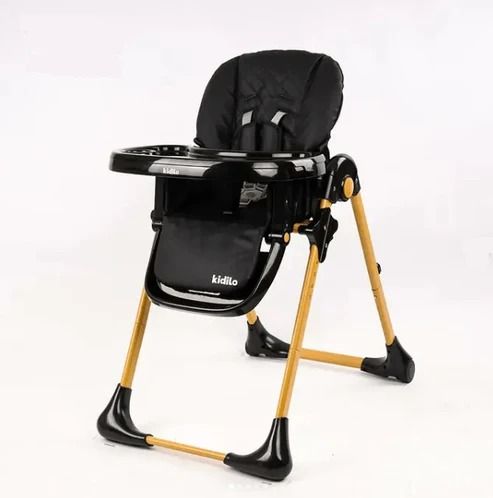 Foldable Baby High Chair with Adjustable Height & Removable