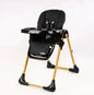 Foldable Baby High Chair with Adjustable Height & Removable