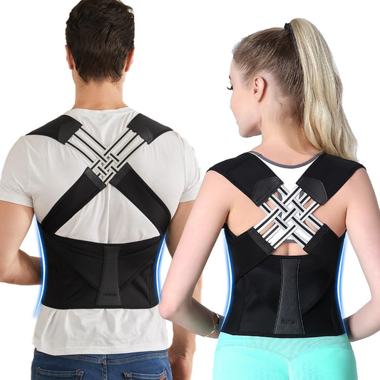 Back Posture Corrector Brace for Men & Women  Adjustable Shoulder Support Belt